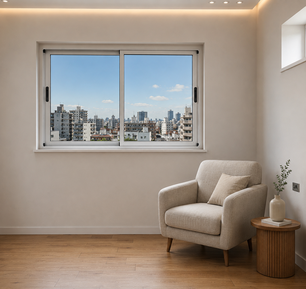 Ventanas de aluminio negro a medida